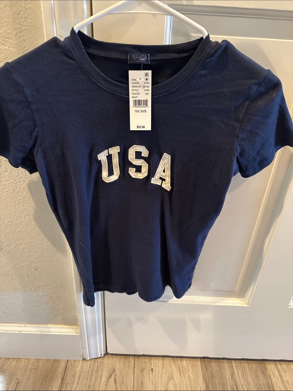 PacSun Navy USA Short Sleeve Tee